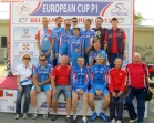 Участники Кубка Европы по велоспорту тандем-шоссе среди слабовидящих спортсменов